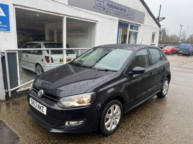 Volkswagen Polo 1.2 60 Match 5dr Hatchback Petrol Black